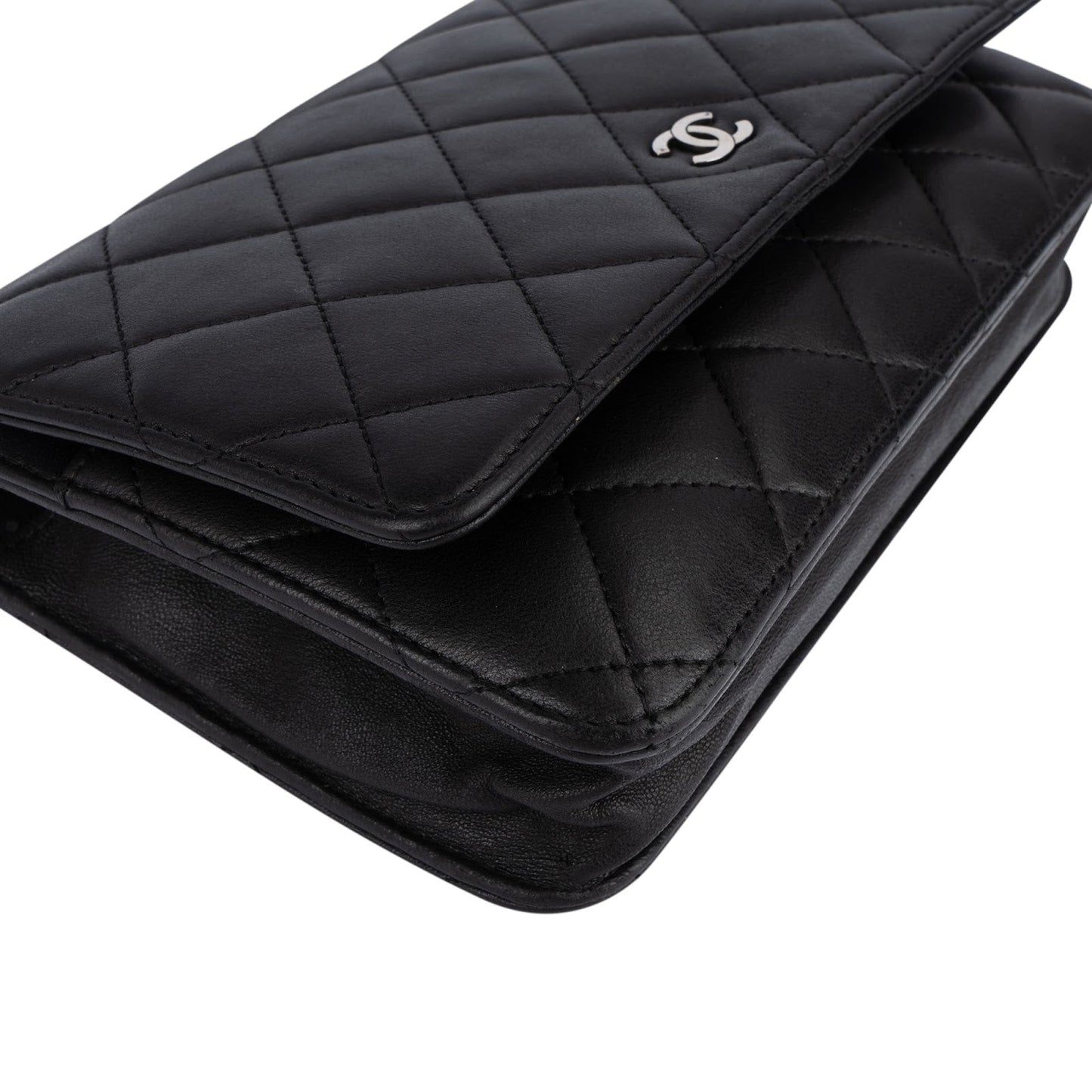 Chanel Quilted Lambskin Wallet On Chain Crossbody Bag