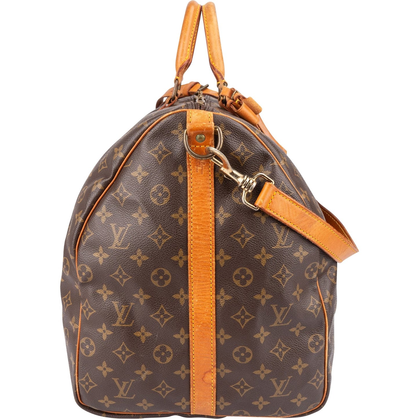 Louis Vuitton Monogram Canvas Keepall 60 Bandoulière Travel Bag