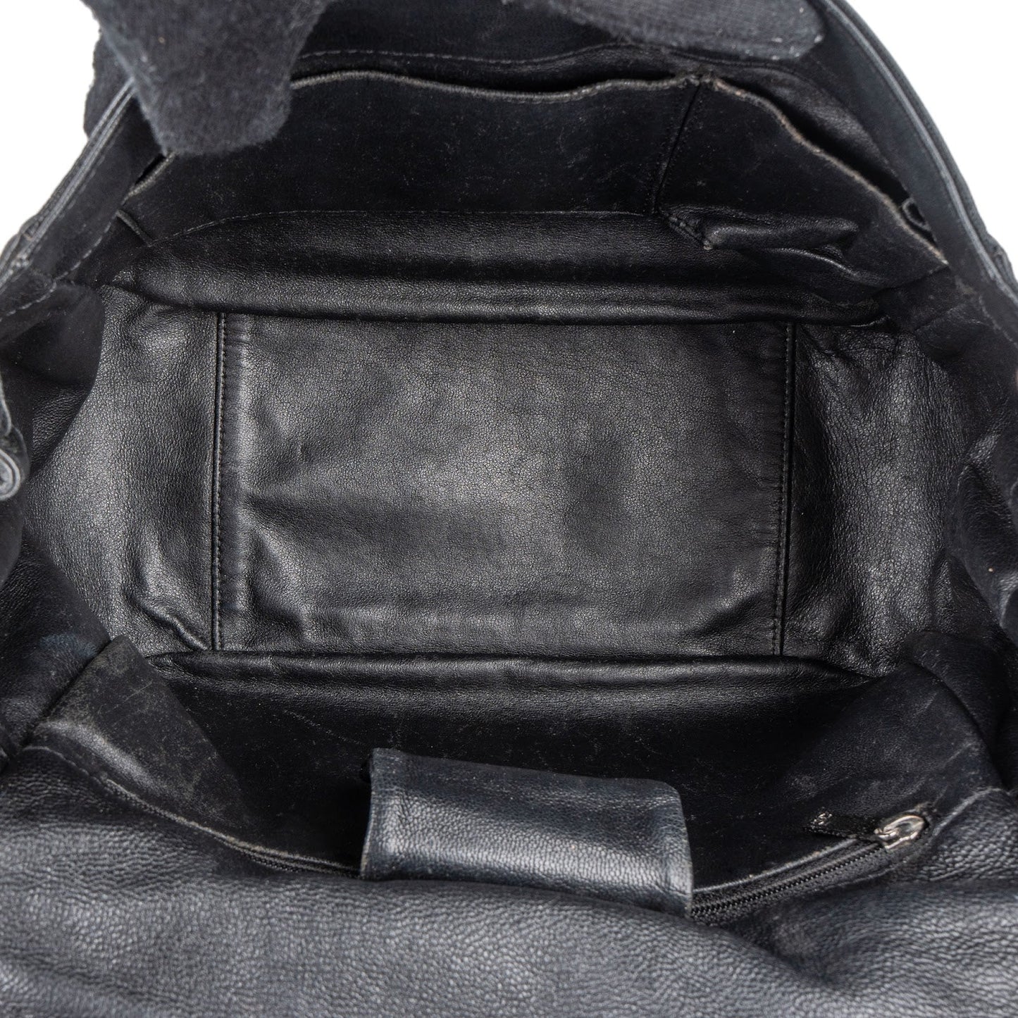 Chanel Calfskin CC Single Flap Shoulder Bag