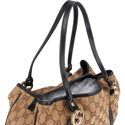 Gucci Monogram GG Interlocking Shoulder Bag