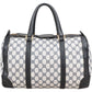 Gucci Navy Monogram GG Plus Coated Canvas Boston Handbag