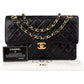 Chanel Quilted Lambskin 24K Gold Jumbo Double Flap Shoulder Bag