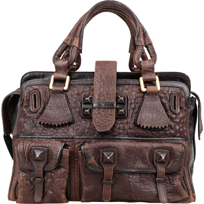 Chloé Grainded Leather Elvire Handbag