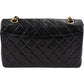 Chanel Quilted Lambskin 24K Gold Clip Single Flap Shoulder Bag