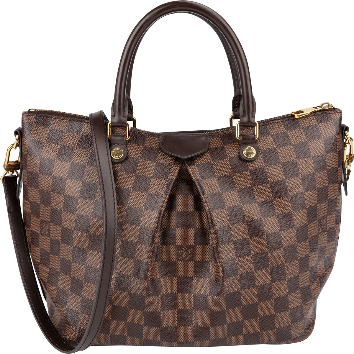 Louis Vuitton Monogram Damier Ebene Siena MM Handbag