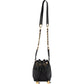 Chanel Lambskin Drawstring CC Bucket Crossbody Bag