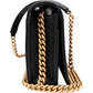 Chanel Quilted Caviar Leather Boy Wallet On Chain Crossbody Bag