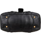 Prada Black Leather Cervo Lux Dragon Satchel Handbag
