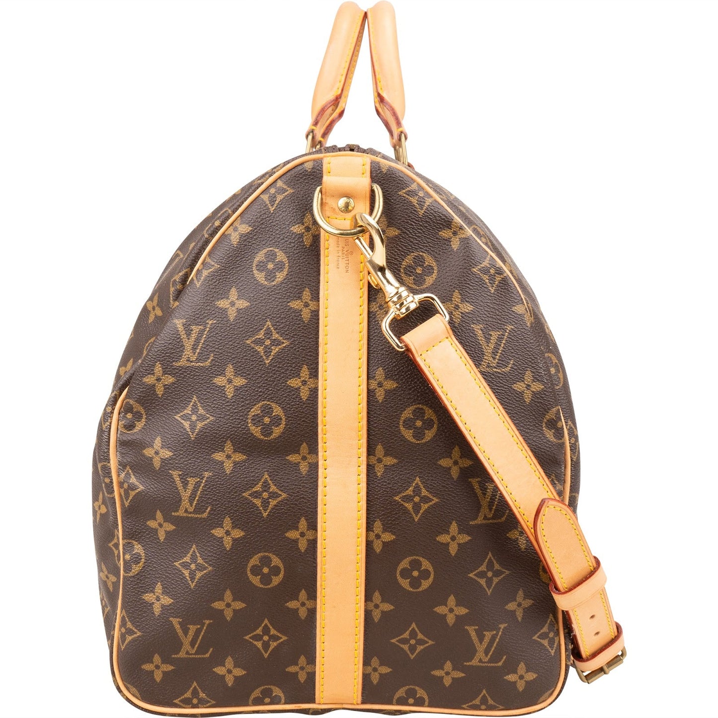 Louis Vuitton Monogram Canvas Keepall 55 Bandoulière Travel Bag