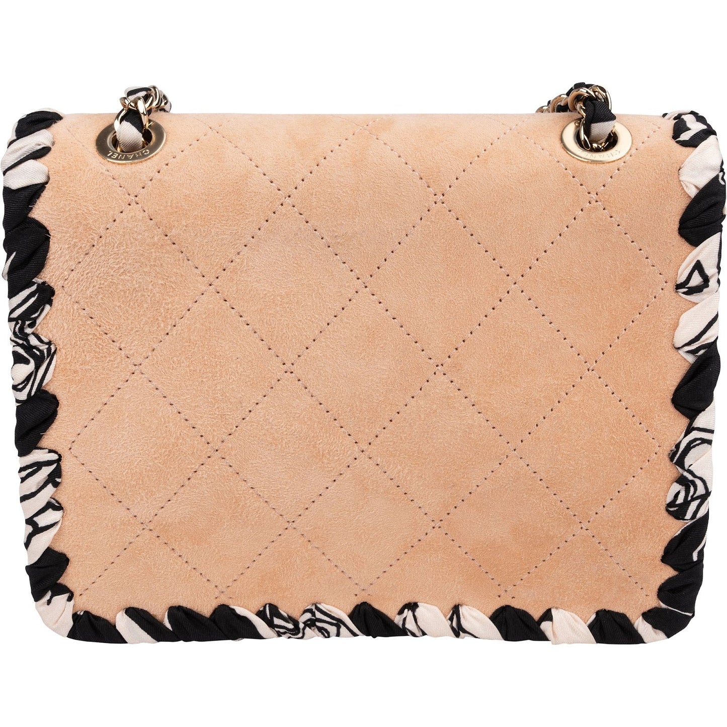 Chanel Stitching Suede Mini Rectangular Single Flap Crossbody Bag