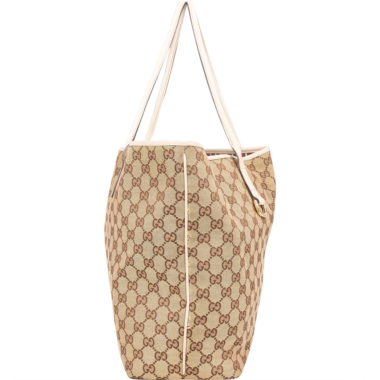 Gucci Monogram GG Canvas New Britt Tote Shoulder Bag
