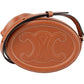 Celine Calfskin CC Oval Cuir Triomphe Mini Crossbody Bag