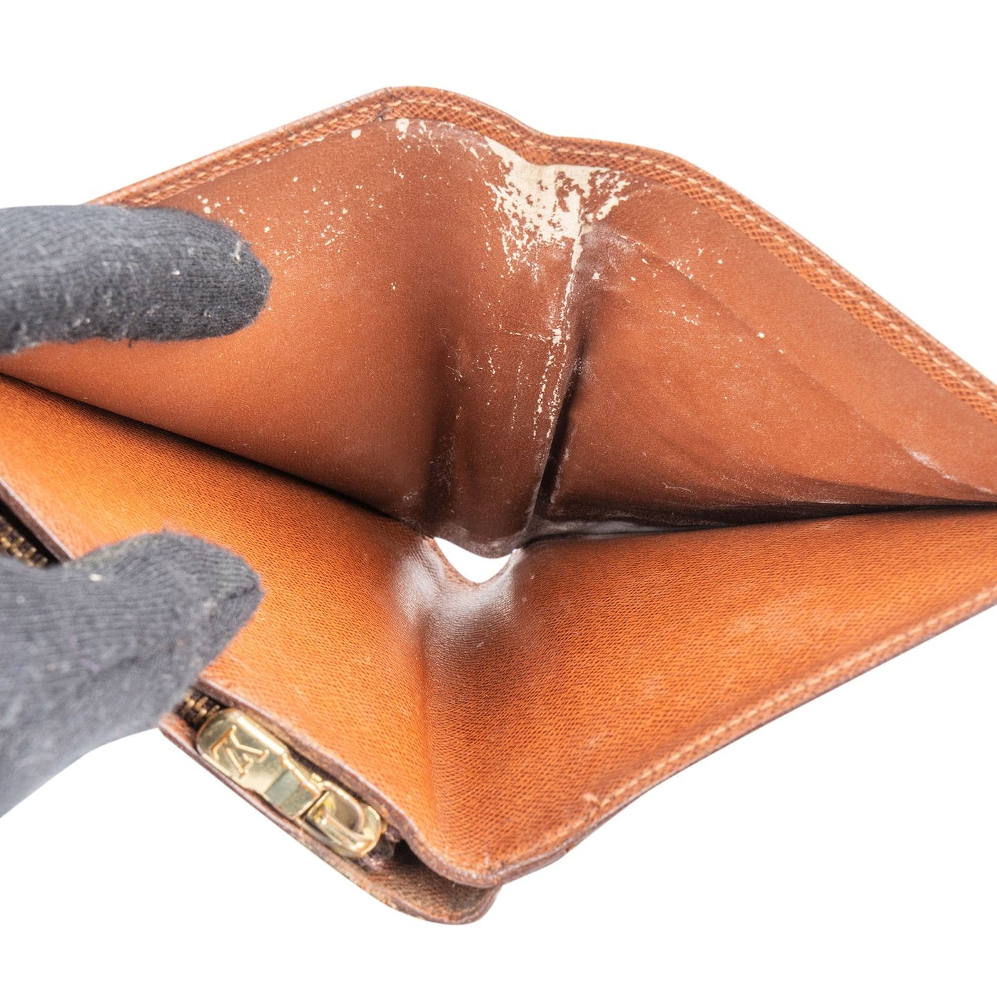 Louis Vuitton Canvas Monogram Porto Papier Zip Wallet