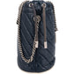 Gucci Matelassé Chevron Leather GG Marmont Mini Bucket Crossbody Bag
