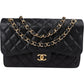 Chanel Quilted Caviar Leather Jumbo Double Flap Crossbody Bag
