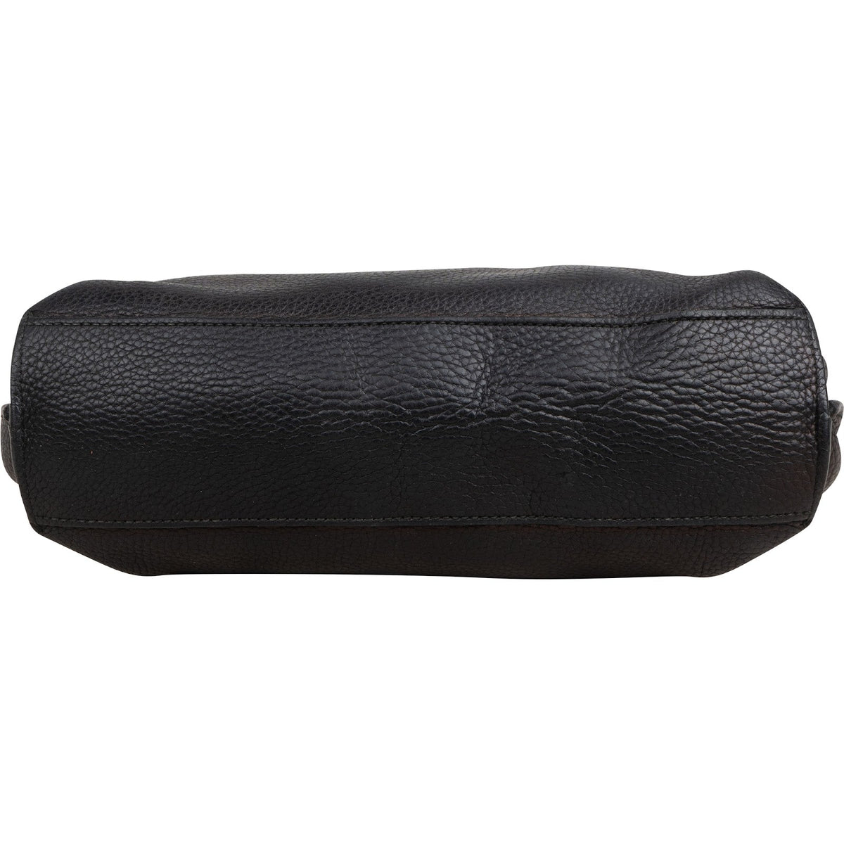 Gucci Bamboo aus schwarzem genarbtem Leder – Ansicht 6