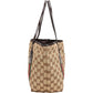 Gucci Monogram GG Canvas Patent Leather Shoulder Bag