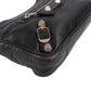 Balenciaga Black Leather City Mini Pochette Crossbody Bag