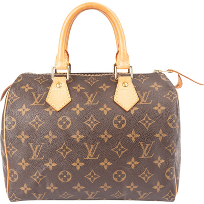 Louis Vuitton Monogram Canvas Speedy 25 Handbag