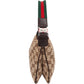 Gucci Monogram GG Web Stripe Multi Small Shoulder Bag