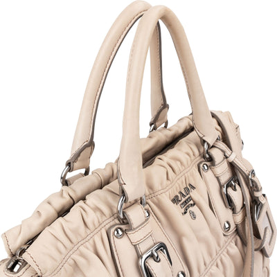 Prada Nappa Leather Gaufre Satchel Handbag