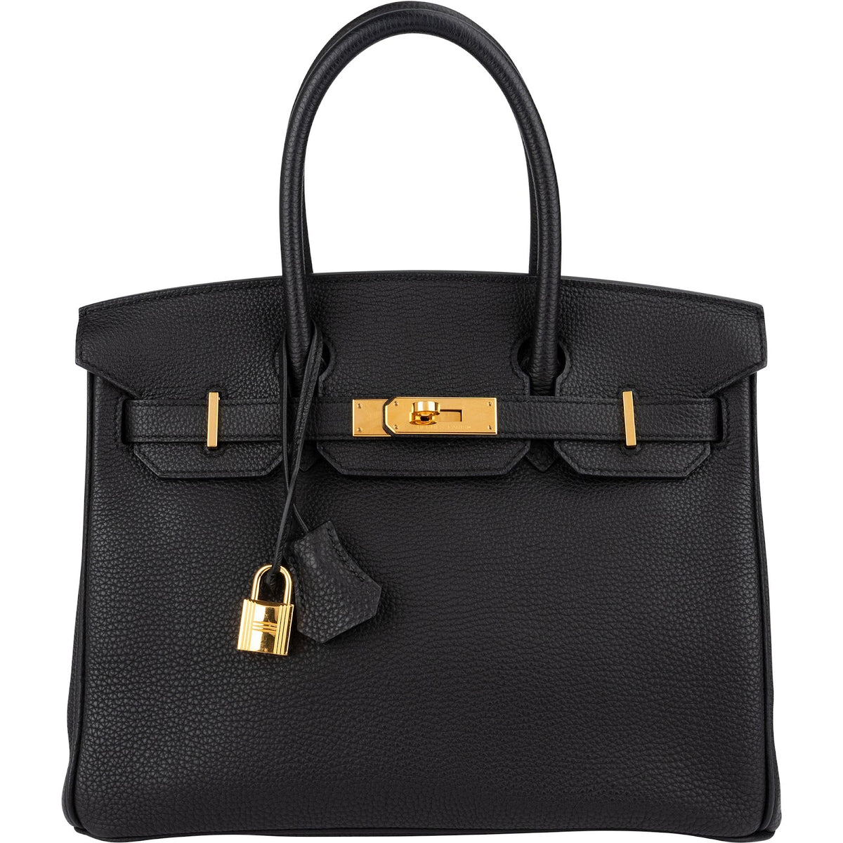 Hermès Noir Togo Leather Gold Birkin 30 Handbag (2015)