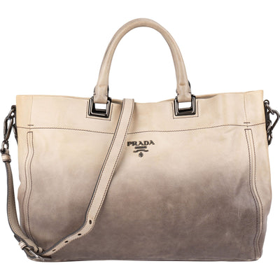 Prada Vitello Antic Sfumato Tote Handtasche