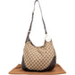 Gucci Monogram GG Canvas Britt Hobo GG Shoulder Bag