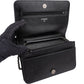 Chanel Quilted Caviar Leather Small Boy Wallet On Chain Crossbody Bag