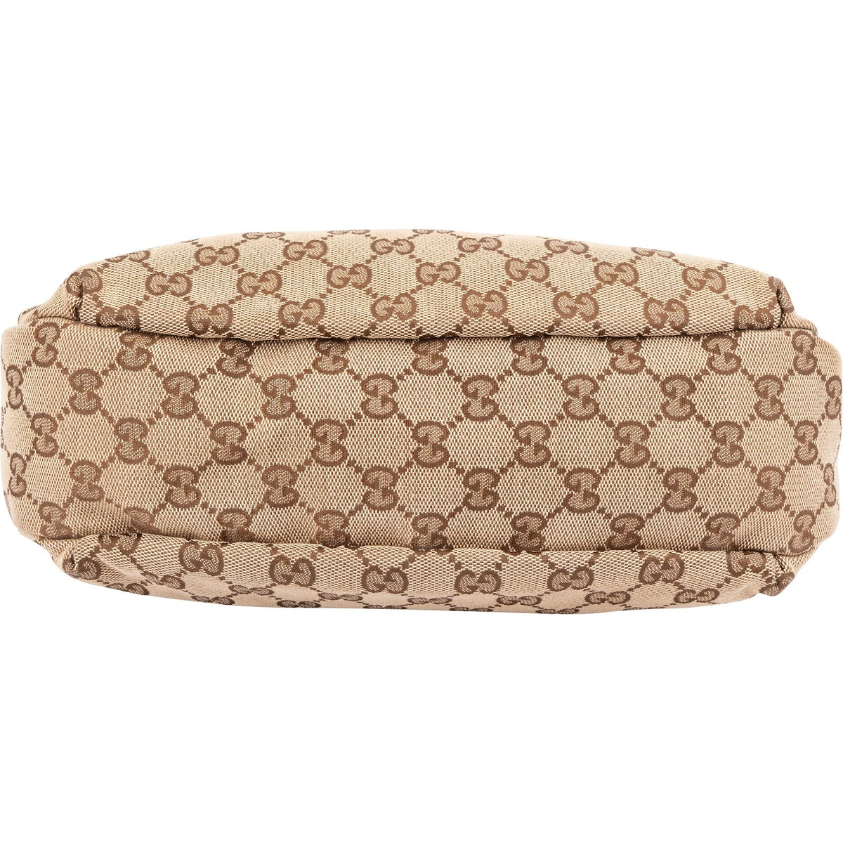 Gucci Monogram GG Canvas Web Hobo Shoulder Bag