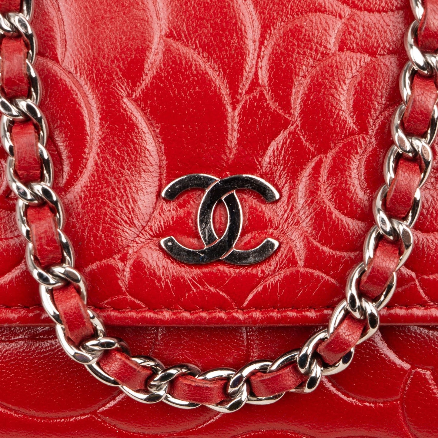 Chanel Leather Leather Wallet On Chain Crossbody Bag