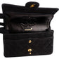 Chanel Quilted Suede 24K Gold Medium Double Flap Shoulder Bag