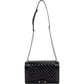 Chanel Quilted Patent Caviar Leather Large Boy Single Flap Crossbody Bag