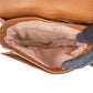 Miu Miu Brown Grained Leather Studded Bow Shoulder Bag