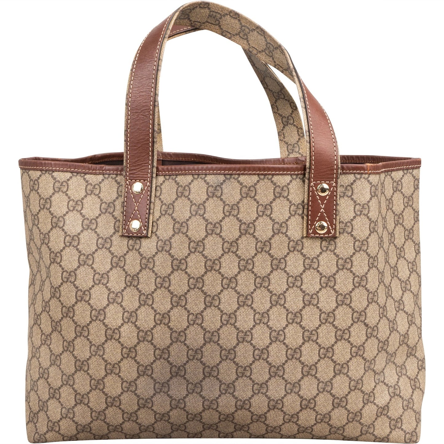 Gucci Monogram GG Supreme Web Tote Handbag