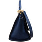 Céline Bicolor Suede Leather Trapeze Handbag