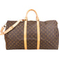 Louis Vuitton Monogram Canvas Keepall 55 Bandoulière Travel Bag