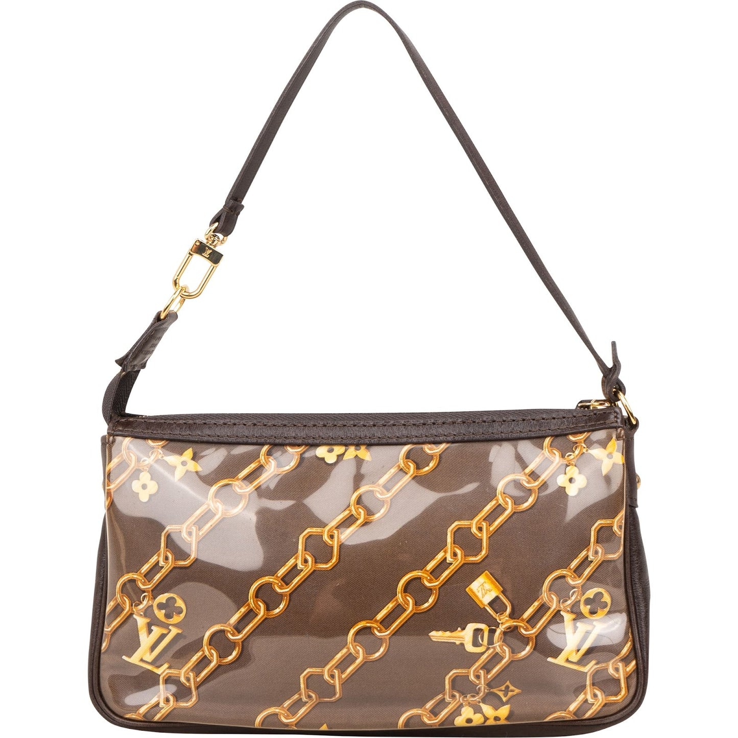 Louis Vuitton Limited Edition Charms Monogram Pochette Accessoires Handbag