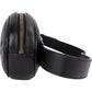 Gucci Black Matelassé Leather GG Marmont Crossbody Belt Bag
