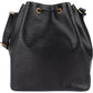 Louis Vuitton Noir Epi Leather Sac Noé Petit Shoulder Bag