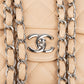 Chanel Quilted Caviar Leather Palladium Jumbo Single Flap Crossbody Bag