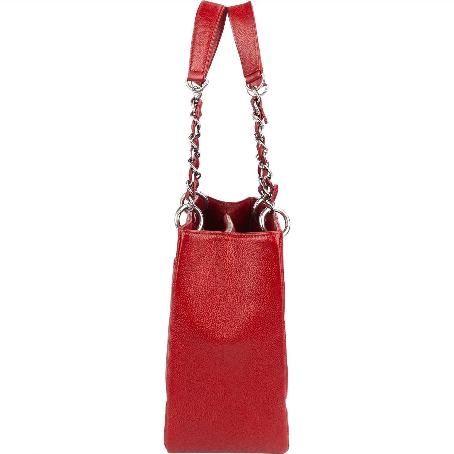 Chanel Quilted Caviar Leather Grand Shopping CC Shoulder Bag
