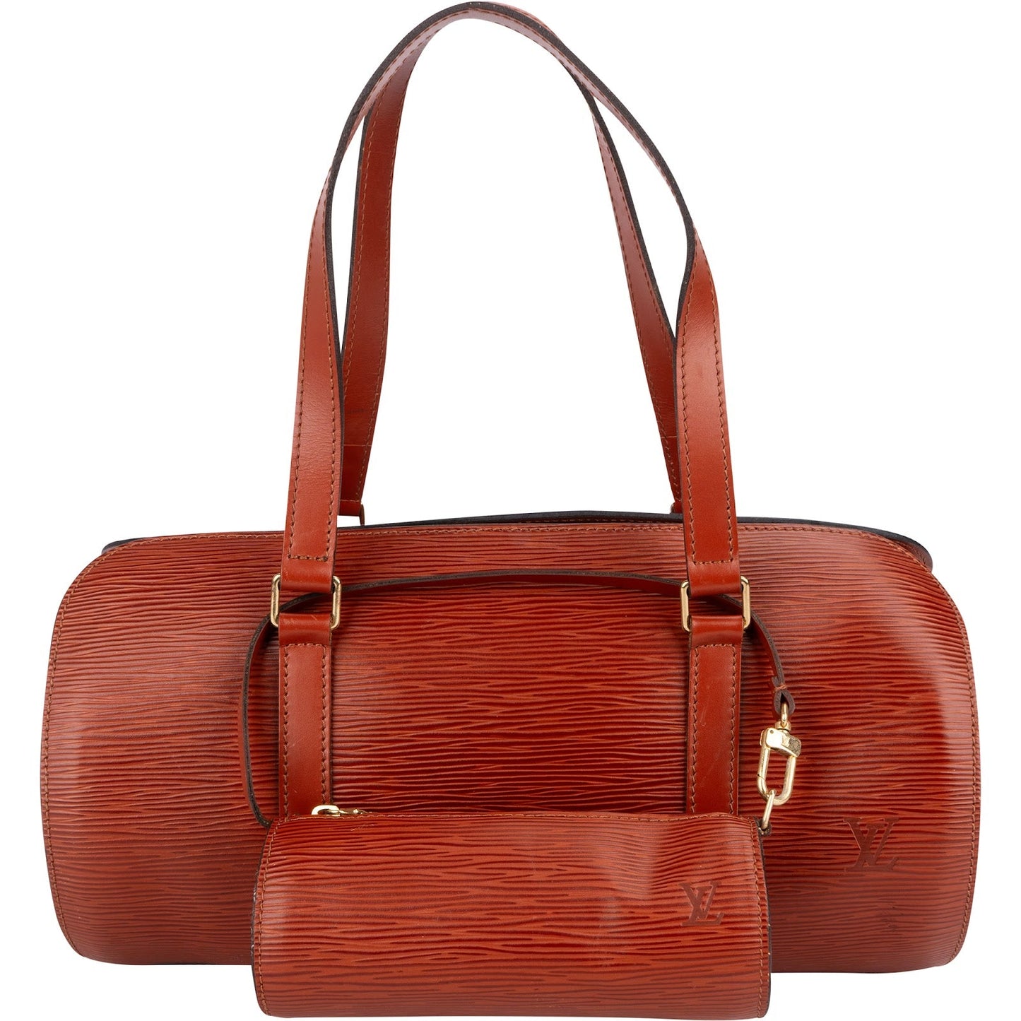 Louis Vuitton Kenyan Fawn Epi Leather Soufflot Handbag