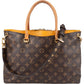 Louis Vuitton Monogram Canvas Pallas MM Handbag