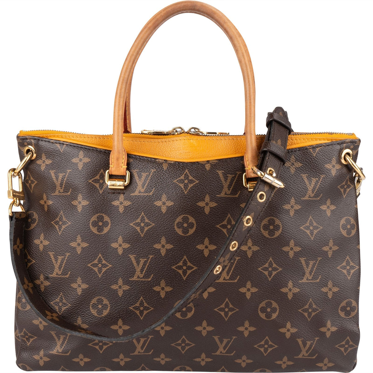 Louis Vuitton Monogram Canvas Pallas MM Handbag