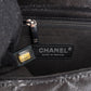 Chanel Quilted Glitter Metallic Suede Crystal-Embelished CC Small Single Flap Shoulder Bag