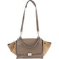 Céline Drummed Suede Leather Trapeze Handbag