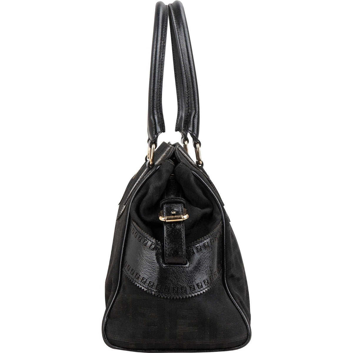 Fendi Monogram FF Zucca Canvas Villa Borghese Handbag