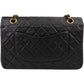 Chanel Quilted Lambskin 24K Gold Medium Double Flap Shoulder Bag