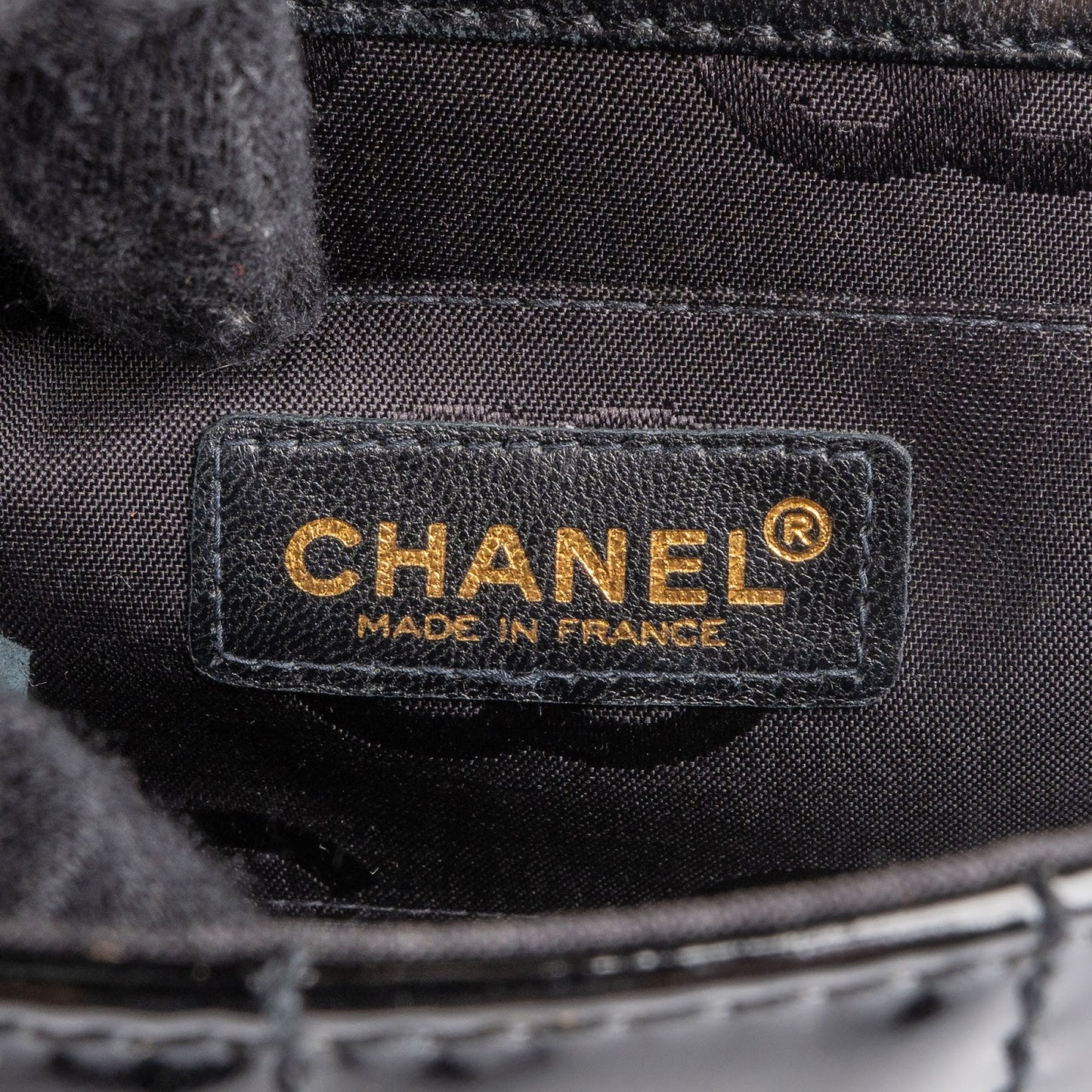 Chanel Patent Leather Chocolate Bar 24K Gold Single Flap Crossbody Bag